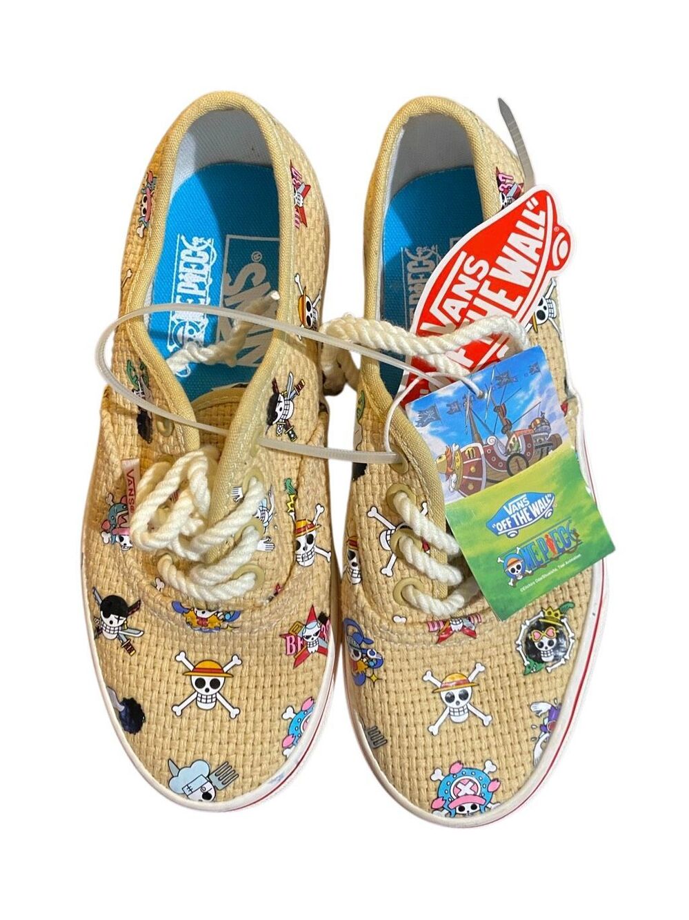 NWT vans one piece, authentic straw hat, crew, women’s sneaker 5 - Picture 2 of 7